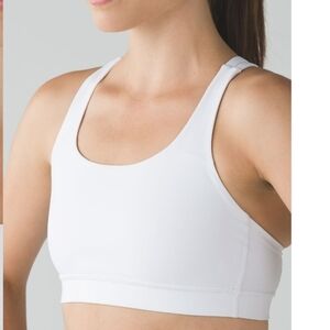 Lululemon Energy Bra White EUC